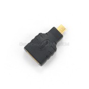 Переходник HDMI-microHDMI Gembird, 19F/19M, золотые разъемы, пакет