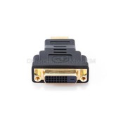 Переходник HDMI-DVI Gembird, 19M/25F, золотые разъемы, пакет (A-HDMI-DVI-3)