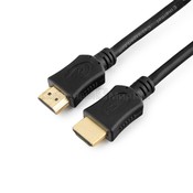 Кабель HDMI-HDMI ver:1.4, 1,8m, черный, позол.разъемы, экран, пакет, серия Light, Gembird CC-HDMI4L-6