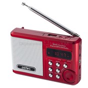Радиоприемник Perfeo PF-SV922RED мини-аудио Sound Ranger, УКВ+FM, MP3 (USB/microSD), AUX, BL-5C 1000mAh, красный