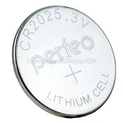 Батарейка дисковая литиевая тип CR2025, Perfeo (5шт в блистере) CR2025-5BL