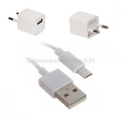 Зарядное устройство сетевое Continent белый 0,8A/1*USB ZN08-193WT /P1 с кабелем microUSB