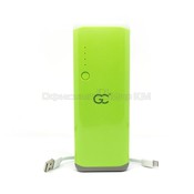Аккумулятор внешний универсальный GC GP-10.0 GN 10000мАч  4USB с LED фонариком (Green)