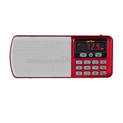 Радиоприемник Perfeo ЕГЕРЬ FM+ 70-108МГц/ MP3/ питание USB или BL5C/ красный (i120-RED)