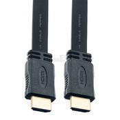 Кабель HDMI-HDMI ver:1.4, 1m, черный, плоский Perfeo H1301