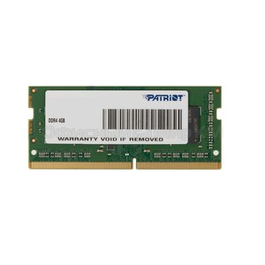 Память SODIMM DDR4 PC4-19200 Patriot PSD44G240081S, 4Гб, 1.2 В