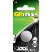 Батарейка дисковая литиевая тип CR2025, GP (1шт в блистере)