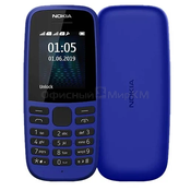 Телефон Nokia 105 SS (TA-1203) синий