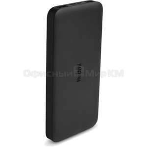 Аккумулятор внешний универсальный Xiaomi Mi Redmi Power Bank 10000mAh Micro-USB/USB-C, (2 USB), черный (PB100LZM) (VXN4305GL)