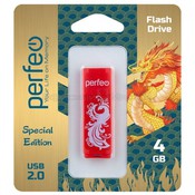 Накопитель USB 2.0 4Гб Perfeo C04 Red Phoenix, красный