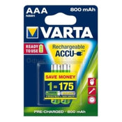 Аккумулятор тип AAA VARTA 800mAh (2шт в блистере)