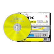 Диск DVD-R Mirex 4,7GB, 16x, SLIM-футляр (UL130003A1S)