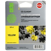 Картридж Cactus CS-CLI426Y Желтый для Canon Pixma MG5140/5240/6140/8140/MX884 (8.2мл)