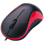 Мышь Oklick 115S, черный/красный